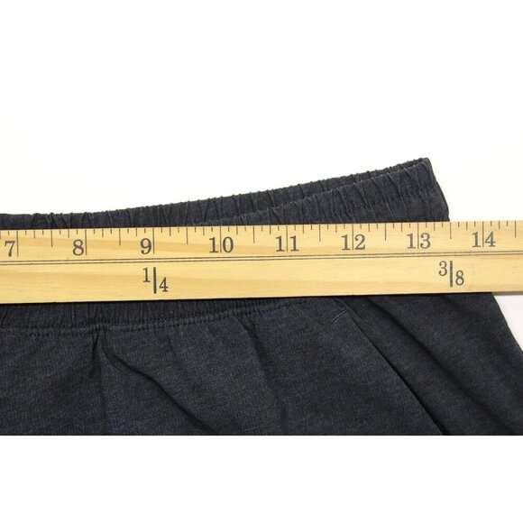 Lululemon Pace Breaker Short Heathered Texture Printed Gray Deep Coal Sz M - Picture 4 of 10